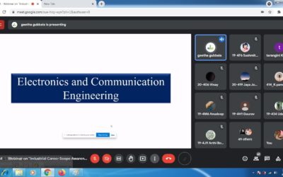 Webinar on Recent Trends in Electronics with Career Guidance
