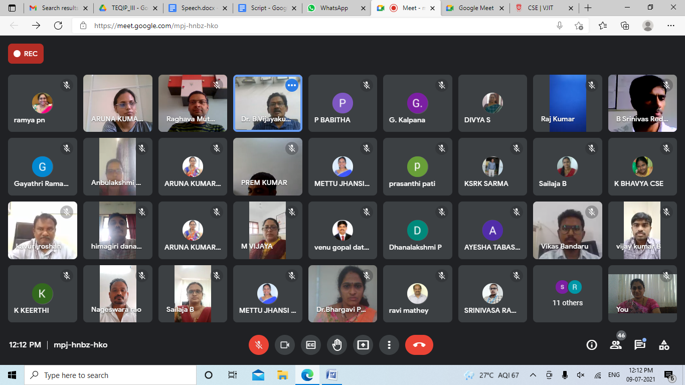 Two Day Virtual Workshop on Computational Intelligence and Blockchain ...