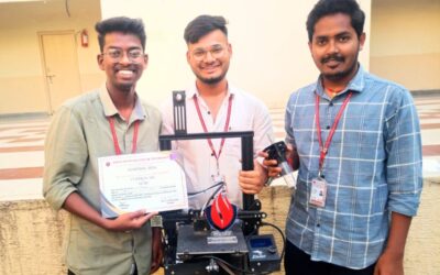 Mechanical Students Win Second Prize in Contrive-2024