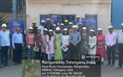 VJIT Civil Engineering Students Gain Industry Insights at Shree TMT Steel Plant