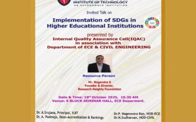 Faculty Awareness Session on Sustainable Development Goals (SDGs)