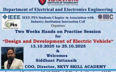 Two weeks hands on practice session on “ Design and Development of Electric Vehicle”
