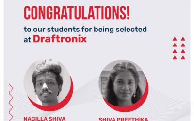 VJIT Students Selected at Draftronix