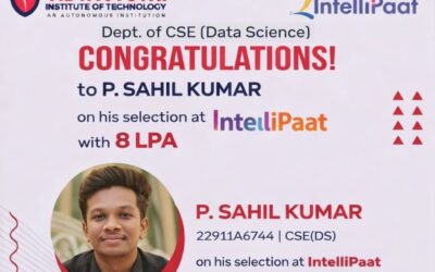 CSE(Data Science) Student Selected at Intellipaat with 8 LPA Package