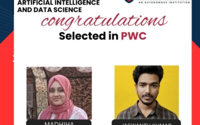 Placement Success at PwC for CSE(Data Science) Students