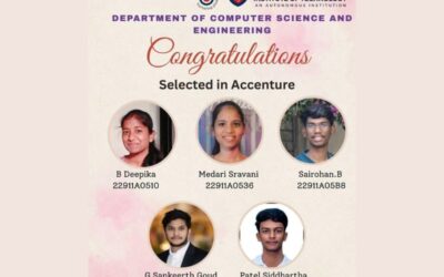 CSE Students of VJIT Achieve Placement Success in Accenture