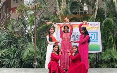 VJIT NCC Cadets Celebrate 150 Years of Vande Mataram with Patriotic Performances