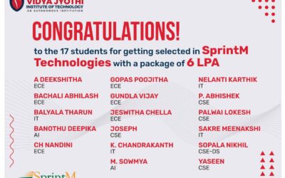 Congratulations to the SprintM Technologies Selects