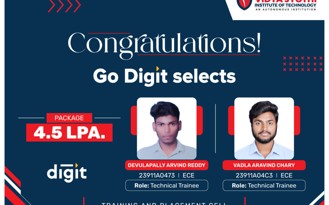 Go Digit Insurance Selects from VJIT